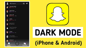 Dark Mode on Snapchat