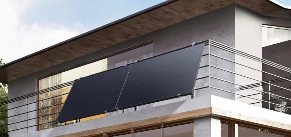 Balkon Solaranlage