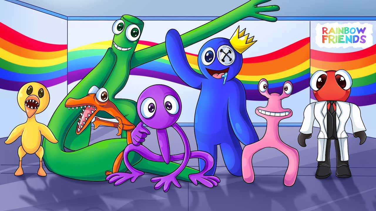 Rainbow Friends-Charaktere, Jumpscares und mehr