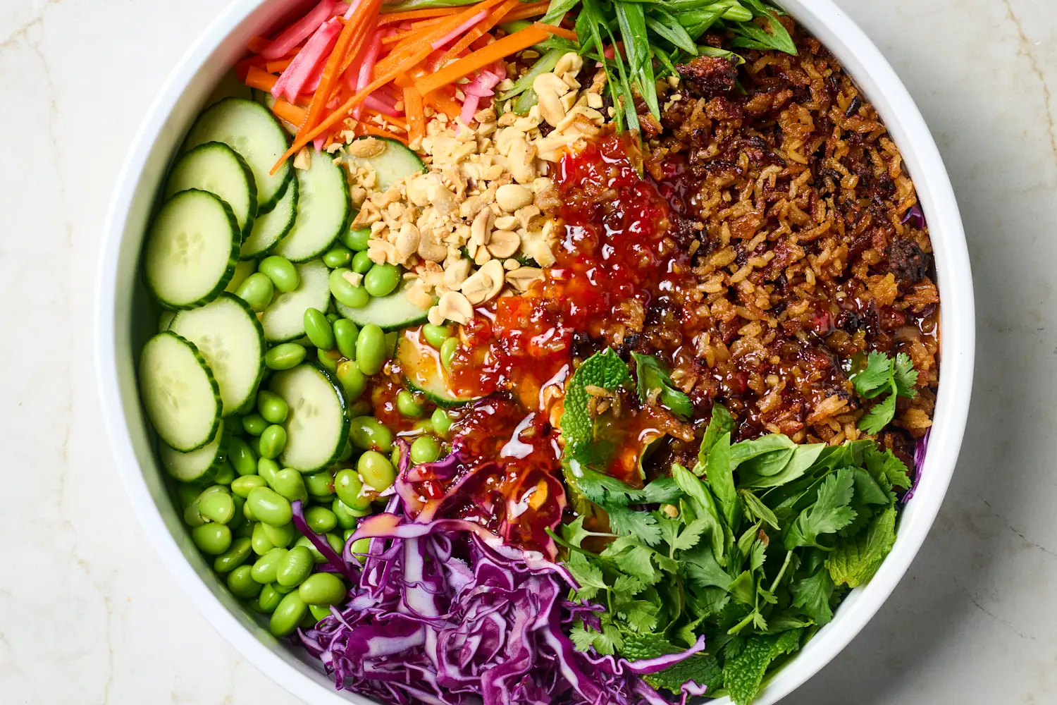 crispy rice salad