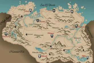 skyrim map